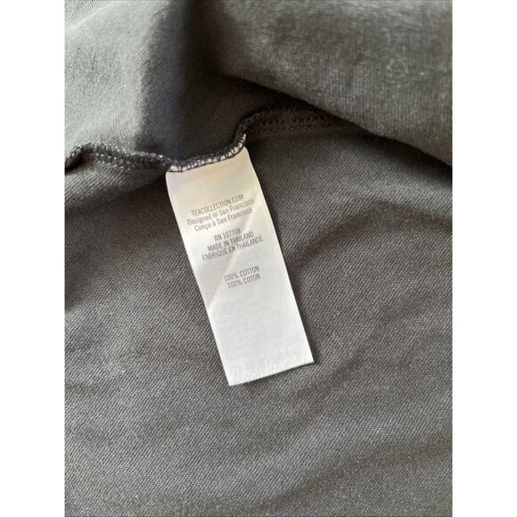 Tea Collection Nordic Floral Long Sleeve Gray Cotton Skater Dress Girls 6 Small - Picture 6 of 9